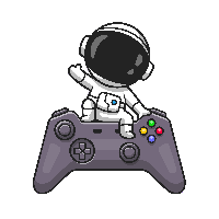 Gaming astronaut image
